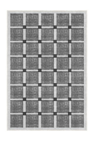 Covor, Sftkece008, 40x60 cm, Poliester, Negru