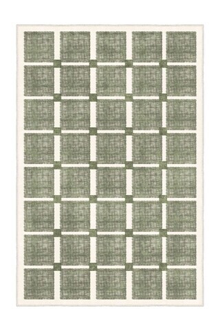 Covor, Sftkece009, 60x100 cm, Poliester, Verde