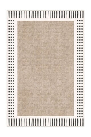 Covor, Sftkece016, 80x200 cm, Poliester, Alb
