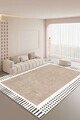 Covor, Sftkece016, 80x200 cm, Poliester, Alb