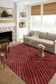 Covor, Sftkece024, 140x220 cm, Poliester, Rosu