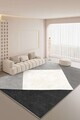 Covor, Sftkece028, 100x200 cm, Poliester, Negru