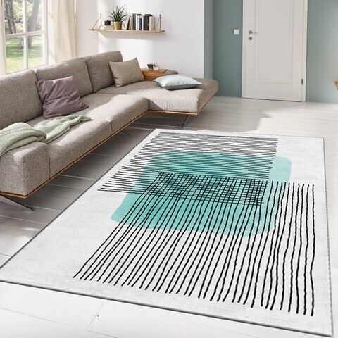Covor, Alho Carpet-40A, 140x220 cm, Poliester, Multicolor