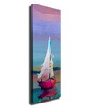 Tablou decorativ, PC303, Bumbac/Poliester, Rama de lemn, Multicolor