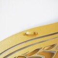 Decoratiune de perete, Angel Wings Metal Wall Art Set, Otel, Dimensiune: 46 x 50 cm (2 bucăți), Auriu