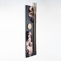 Decoratiune de perete, Barok, Otel, Dimensiuni: 31 x 104 cm, Multicolor
