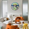 Decoratiune de perete, Sailor's Dream, Otel, Dimensiune: 69 x 69 cm (1 bucată), Multicolor