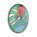 Decoratiune de perete, Nature’s Melody, Otel, Dimensiune: 69 x 69 cm (1 bucată), Multicolor