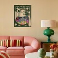 Decoratiune de perete, Mystic Grace, Otel, Dimensiune: 69 x 89 cm (1 bucată), Multicolor