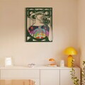 Decoratiune de perete, Mystic Grace, Otel, Dimensiune: 69 x 89 cm (1 bucată), Multicolor