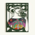 Decoratiune de perete, Mystic Grace, Otel, Dimensiune: 69 x 89 cm (1 bucată), Multicolor