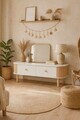 Comoda TV, Hanah Home, Berlin, 120x30x40 cm, PAL, Alb / Natural