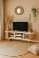 Comoda TV, Hanah Home, Tokyo, 120x35x44 cm, PAL, Alb / Natural