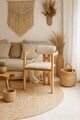 Scaun, Hanah Home, Scandinavian, 57x71x47 cm, Lemn de fag, Natural