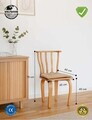 Scaun, Hanah Home, Italian, 43x78x44 cm, Lemn de fag, Natural