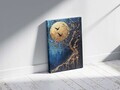 Tablou decorativ, YNS-1018-45 x 70, Canvas, Lemn, Multicolor
