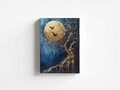 Tablou decorativ, YNS-1018-45 x 70, Canvas, Lemn, Multicolor