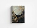 Tablou decorativ, YNS-1035-45 x 70, Canvas, Lemn, Multicolor