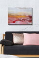 Tablou decorativ, Kanvas Tablo (50 x 70), Canvas, Rama din lemn (grosime 3 cm), Multicolor