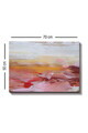 Tablou decorativ, Kanvas Tablo (50 x 70), Canvas, Rama din lemn (grosime 3 cm), Multicolor