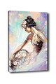 Tablou decorativ, Kanvas Tablo (50 x 70), Canvas, Rama din lemn (grosime 3 cm), Multicolor