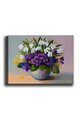 Tablou decorativ, Kanvas Tablo (50 x 70), Canvas, Rama din lemn (grosime 3 cm), Multicolor