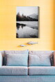 Tablou decorativ, Kanvas Tablo (50 x 70), Canvas, Rama din lemn (grosime 3 cm), Multicolor