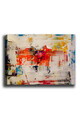 Tablou decorativ, Kanvas Tablo (50 x 70), Canvas, Rama din lemn (grosime 3 cm), Multicolor