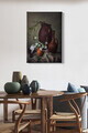 Tablou decorativ, Kanvas Tablo (50 x 70), Canvas, Rama din lemn (grosime 3 cm), Multicolor