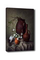 Tablou decorativ, Kanvas Tablo (50 x 70), Canvas, Rama din lemn (grosime 3 cm), Multicolor