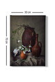 Tablou decorativ, Kanvas Tablo (50 x 70), Canvas, Rama din lemn (grosime 3 cm), Multicolor