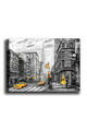 Tablou decorativ, Kanvas Tablo (50 x 70), Canvas, Rama din lemn (grosime 3 cm), Multicolor