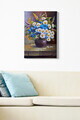 Tablou decorativ, Kanvas Tablo (50 x 70), Canvas, Rama din lemn (grosime 3 cm), Multicolor