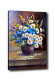 Tablou decorativ, Kanvas Tablo (50 x 70), Canvas, Rama din lemn (grosime 3 cm), Multicolor