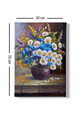 Tablou decorativ, Kanvas Tablo (50 x 70), Canvas, Rama din lemn (grosime 3 cm), Multicolor