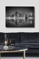 Tablou decorativ, Kanvas Tablo (70 x 100), Canvas, Rama din lemn (grosime 3 cm), Multicolor