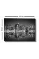 Tablou decorativ, Kanvas Tablo (70 x 100), Canvas, Rama din lemn (grosime 3 cm), Multicolor