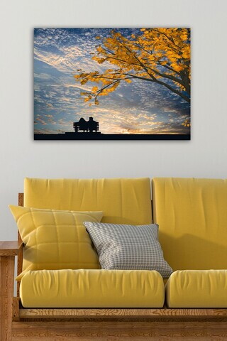 Tablou decorativ, 118564954-5070, Canvas, Rama din lemn (grosime 3 cm), Multicolor