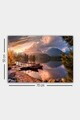 Tablou decorativ, 1241168548-5070, Canvas, Rama din lemn (grosime 3 cm), Multicolor