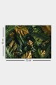 Tablou decorativ, 1457878745-5070, Canvas, Rama din lemn (grosime 3 cm), Multicolor