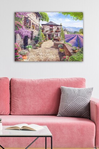 Tablou decorativ, 1516229474-5070, Canvas, Rama din lemn (grosime 3 cm), Multicolor