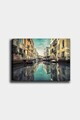 Tablou decorativ, 397672771-5070, Canvas, Rama din lemn (grosime 3 cm), Multicolor