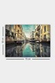 Tablou decorativ, 397672771-5070, Canvas, Rama din lemn (grosime 3 cm), Multicolor