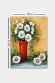 Tablou decorativ, 441470422-5070, Canvas, Rama din lemn (grosime 3 cm), Multicolor