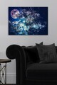 Tablou decorativ, 510249208-5070, Canvas, Rama din lemn (grosime 3 cm), Multicolor