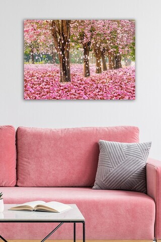 Tablou decorativ, 628633070-5070, Canvas, Rama din lemn (grosime 3 cm), Multicolor