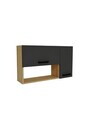 Dulap multifunctional, Hanah Home, Akasya, 90x52x23.8 cm, PAL, Stejar safir / Antracit