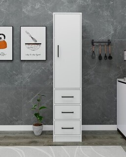 40x181.8x40 cm, Alb