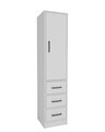 Dulap multifunctional, Hanah Home, Modera, 40x181.8x40 cm, PAL, Alb