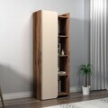 Corp biblioteca, Hanah Home, Suave, 60x160x35 cm, PAL, Nuc / Bej